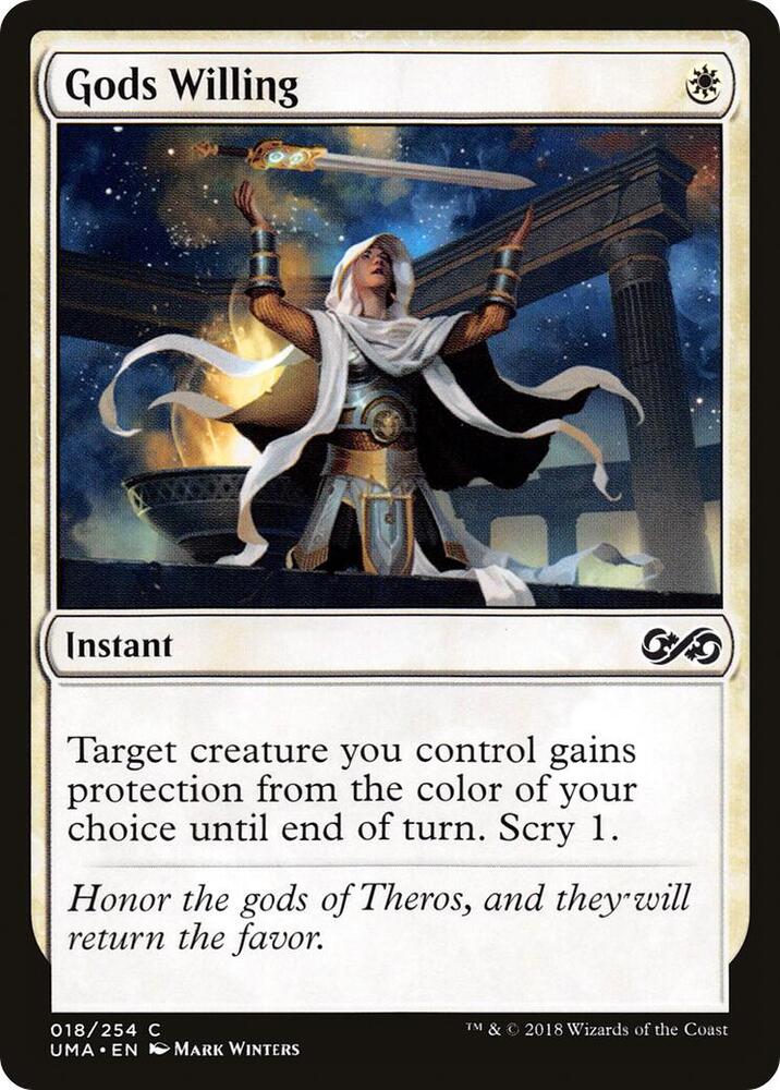 Gods Willing 18 card from Ultimate Masters