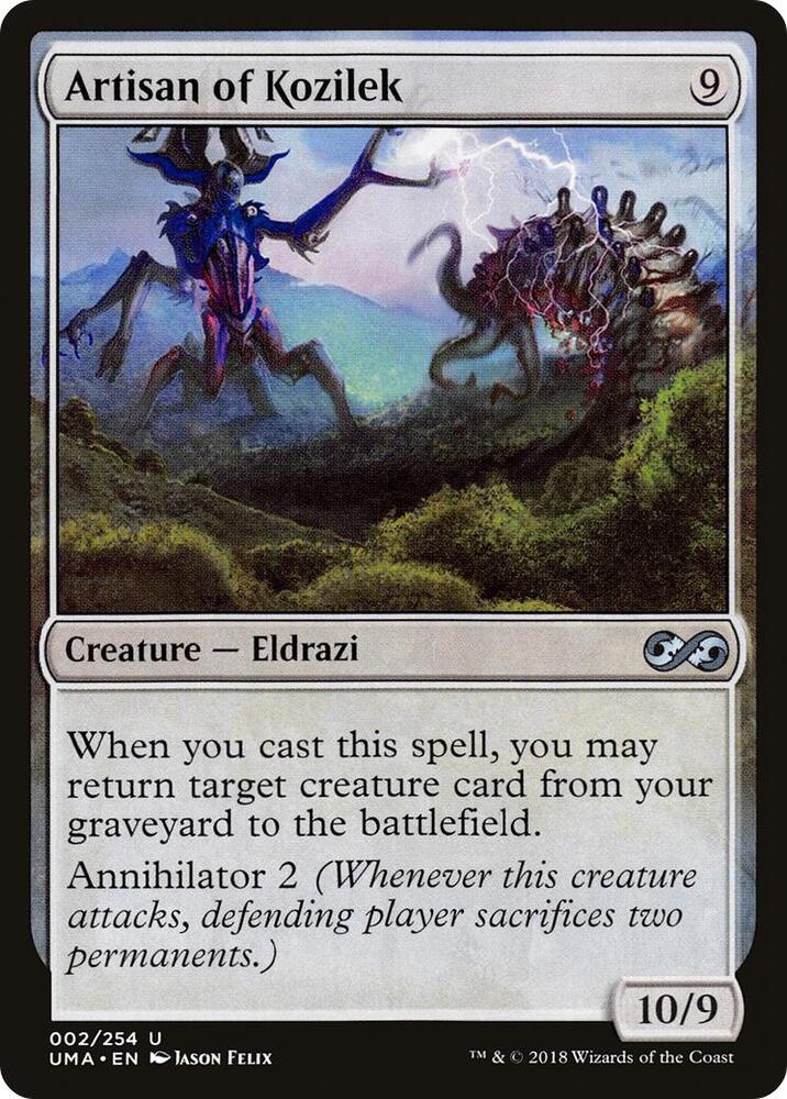 Artisan of Kozilek 2 card from Ultimate Masters
