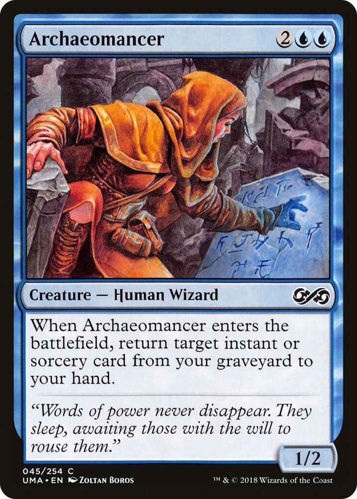 Archaeomancer 45 card from Ultimate Masters
