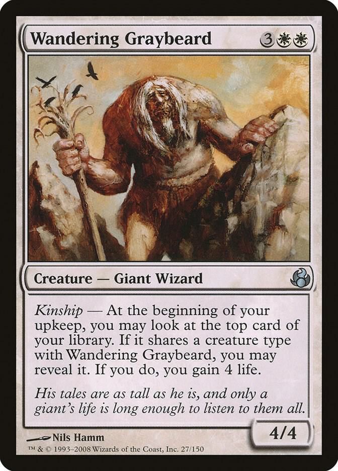 Wandering Graybeard 27 card from Morningtide