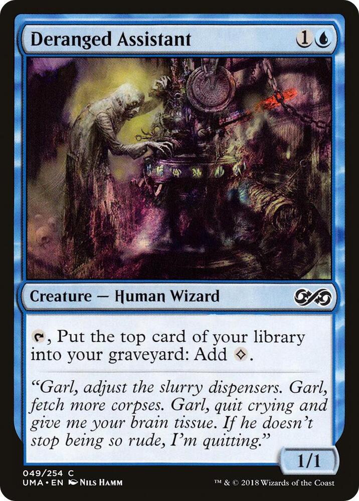Deranged Assistant 49 card from Ultimate Masters