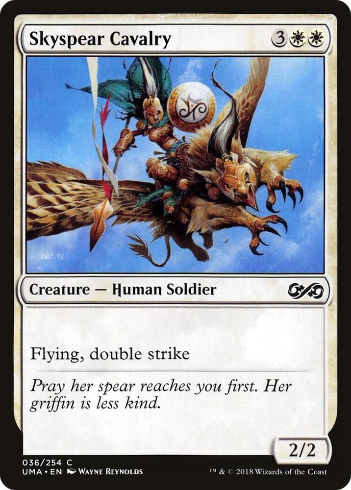 Skyspear Cavalry 36 card from Ultimate Masters