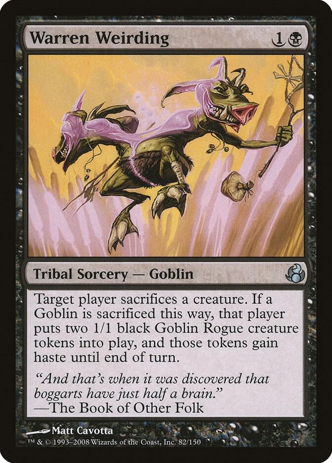 Warren Weirding 82 card from Morningtide