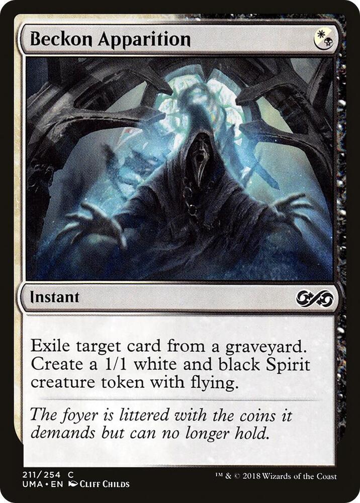 Beckon Apparition 211 card from Ultimate Masters