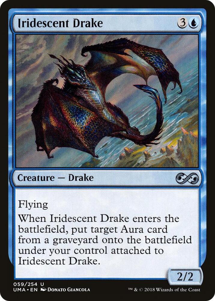 Iridescent Drake 59 card from Ultimate Masters