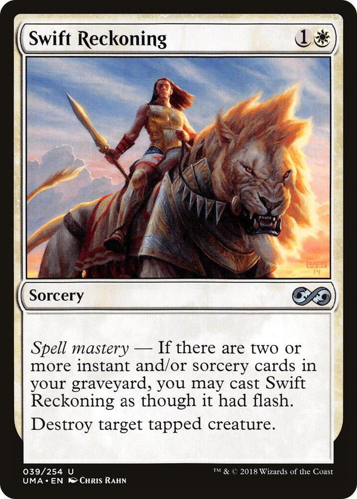Swift Reckoning 39 card from Ultimate Masters