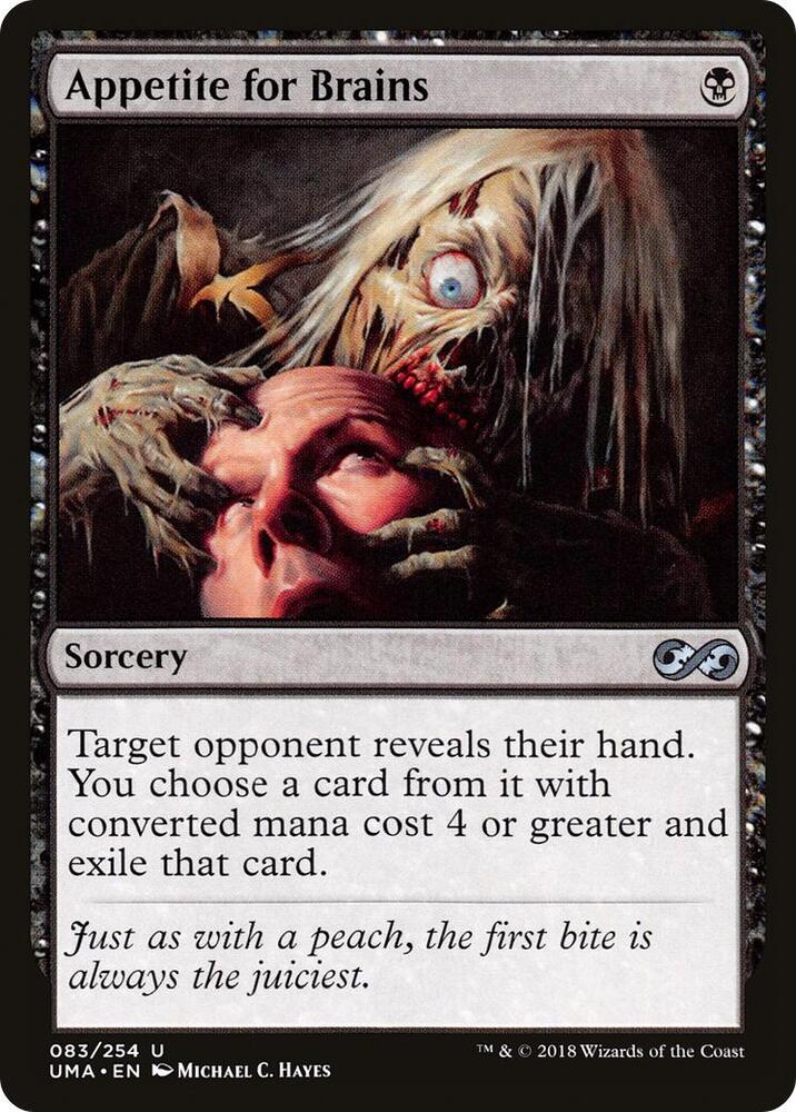 Appetite for Brains 83 card from Ultimate Masters