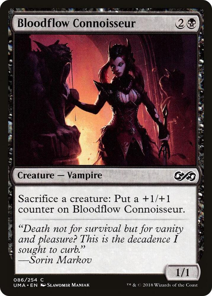 Bloodflow Connoisseur 86 card from Ultimate Masters