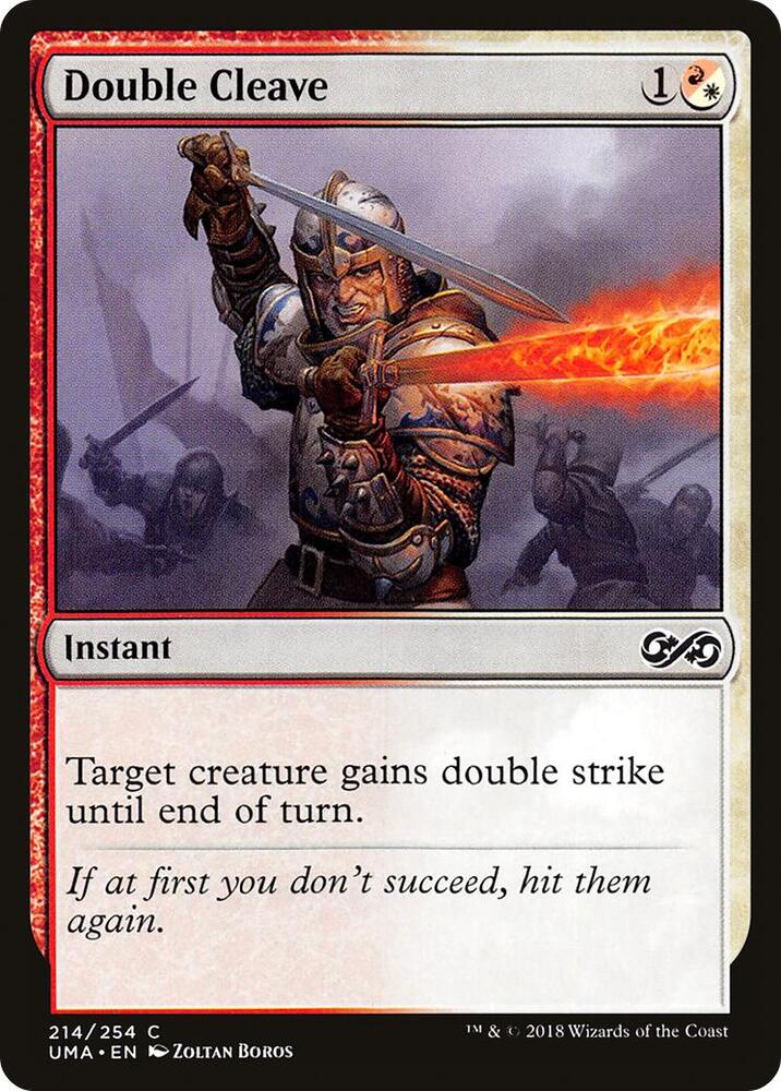Double Cleave 214 card from Ultimate Masters