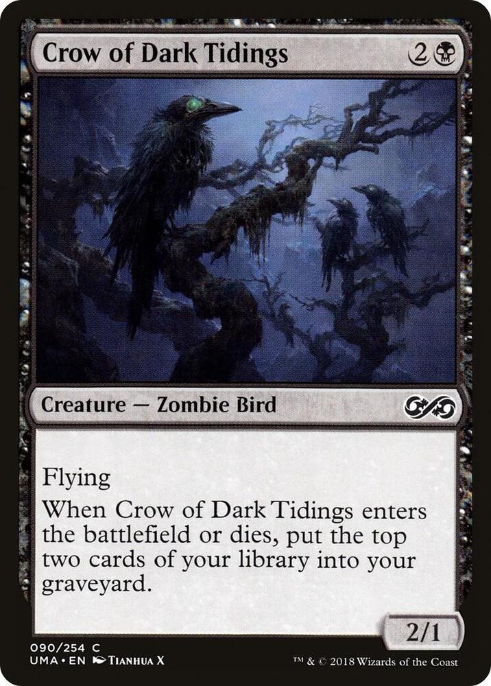 Crow of Dark Tidings 90 card from Ultimate Masters