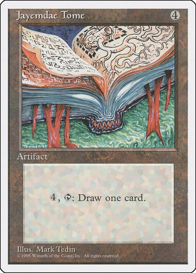 Jayemdae Tome card from Fourth Edition