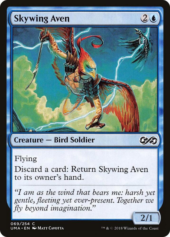 Skywing Aven 69 card from Ultimate Masters