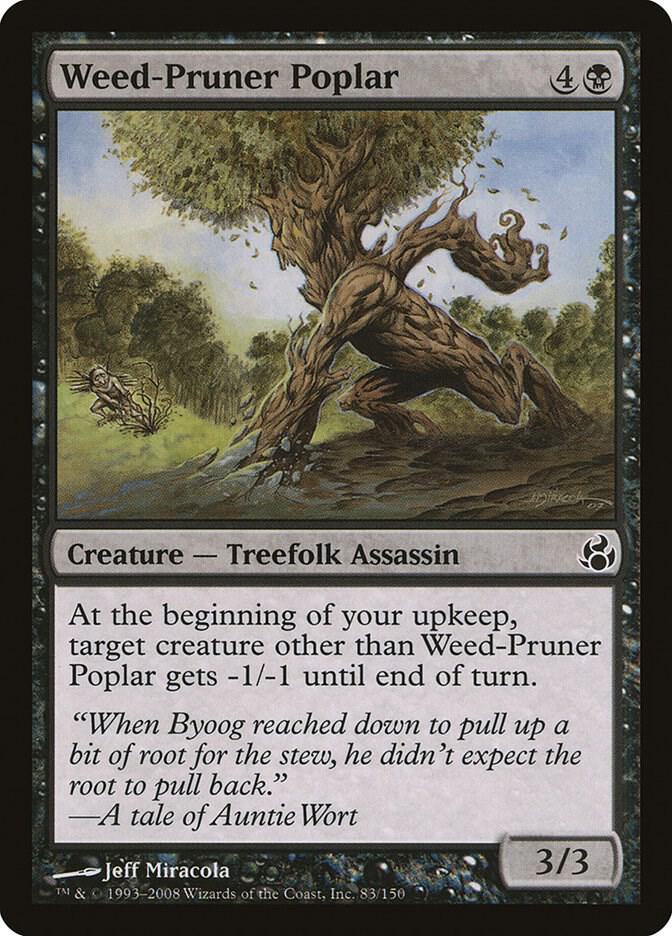 Weed-Pruner Poplar 83 card from Morningtide