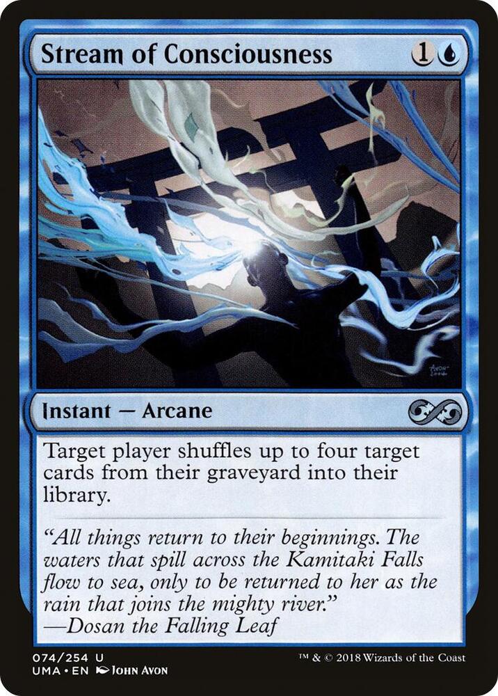 Stream of Consciousness 74 card from Ultimate Masters