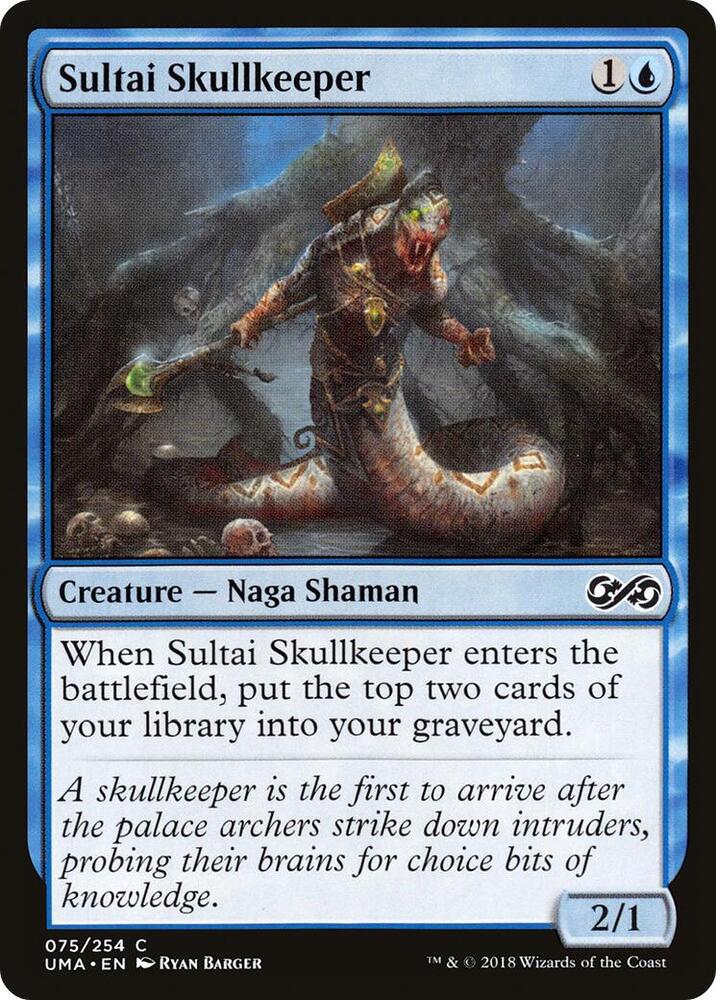 Sultai Skullkeeper 75 card from Ultimate Masters