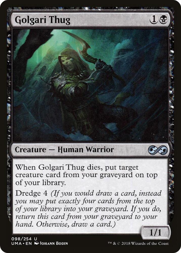 Golgari Thug 98 card from Ultimate Masters