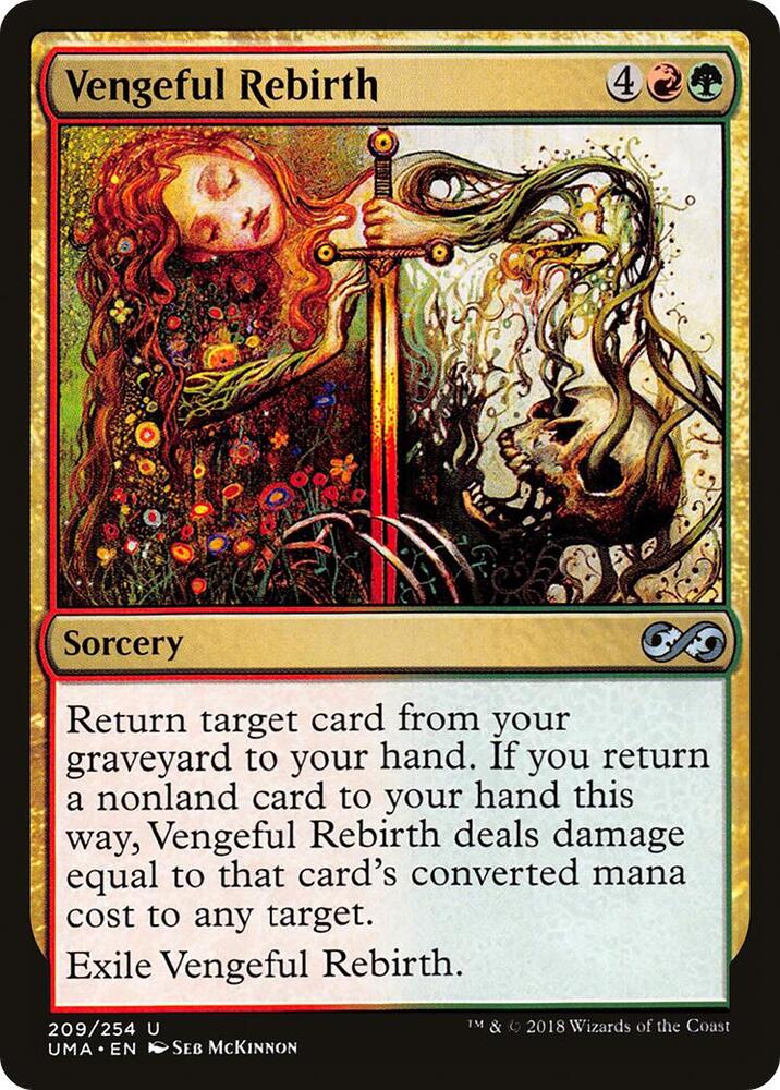 Vengeful Rebirth 209 card from Ultimate Masters