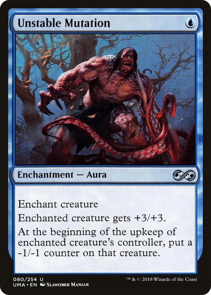 Unstable Mutation 80 card from Ultimate Masters