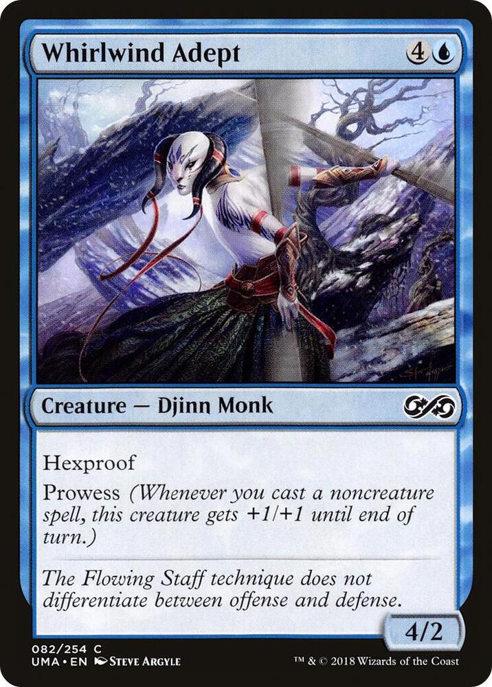 Whirlwind Adept 82 card from Ultimate Masters