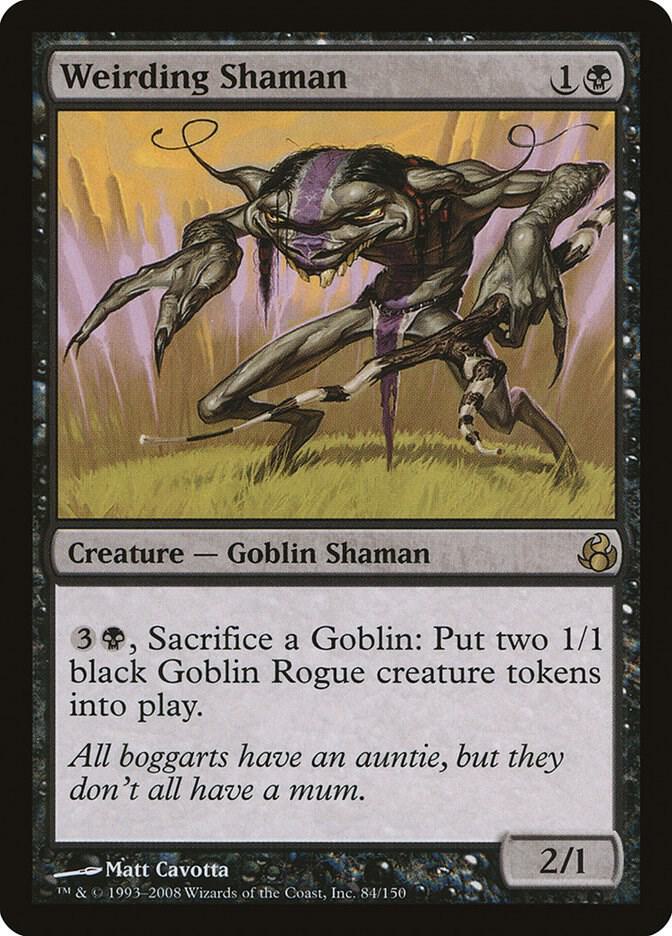 Weirding Shaman 84 card from Morningtide