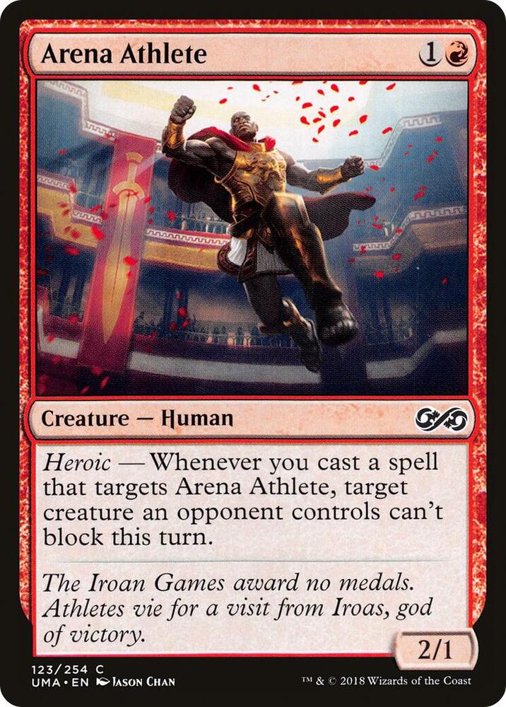Arena Athlete 123 card from Ultimate Masters