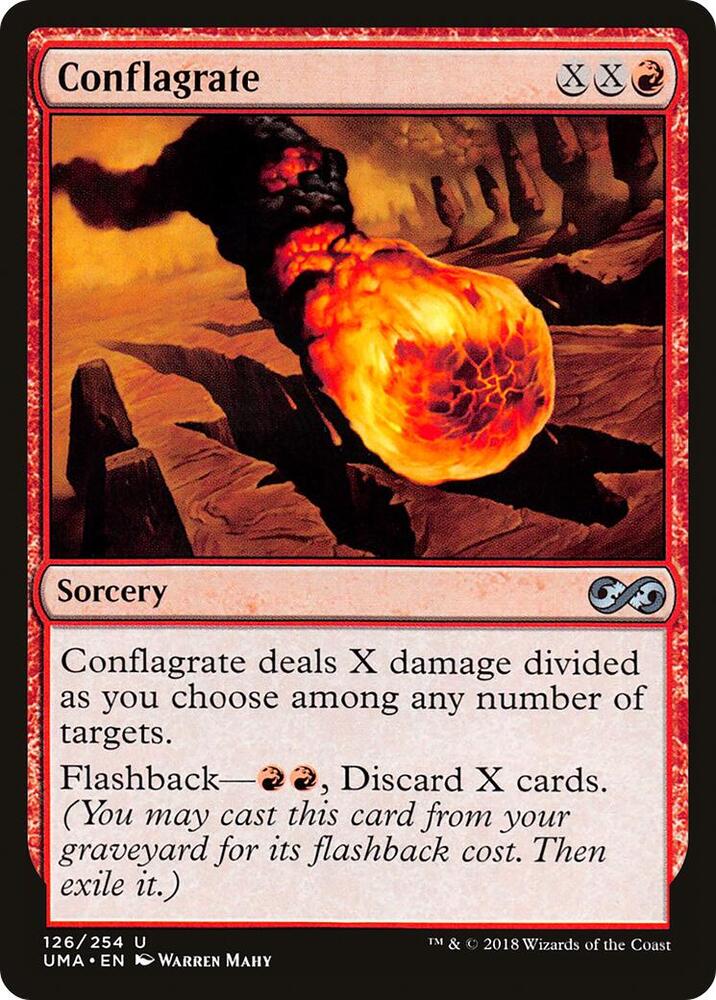 Conflagrate 126 card from Ultimate Masters