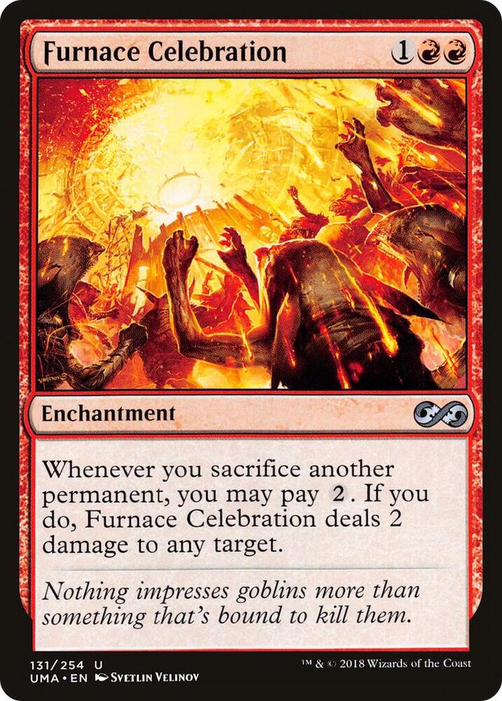 Furnace Celebration 131 card from Ultimate Masters