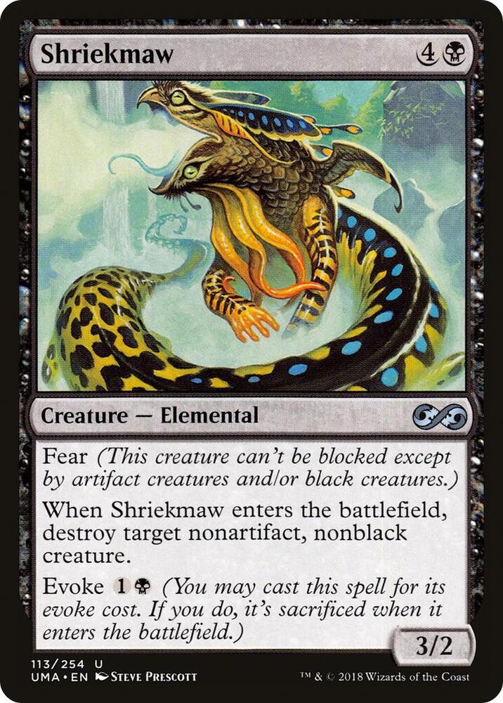 Shriekmaw 113 card from Ultimate Masters