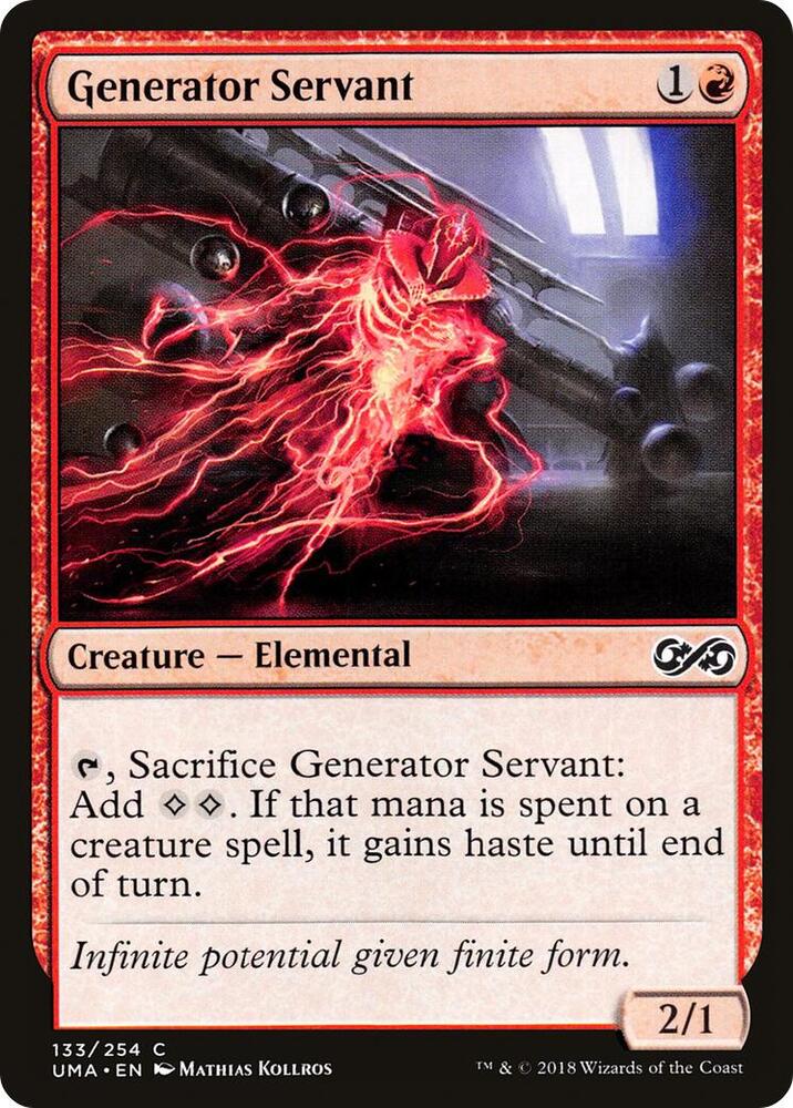 Generator Servant 133 card from Ultimate Masters