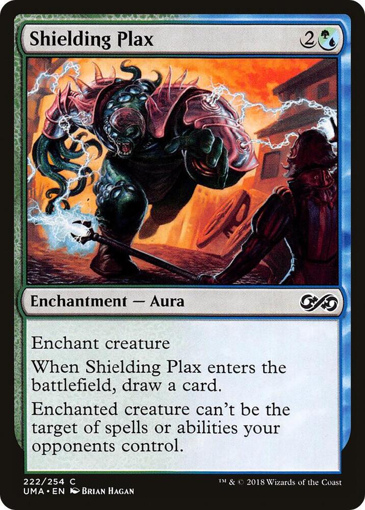Shielding Plax 222 card from Ultimate Masters