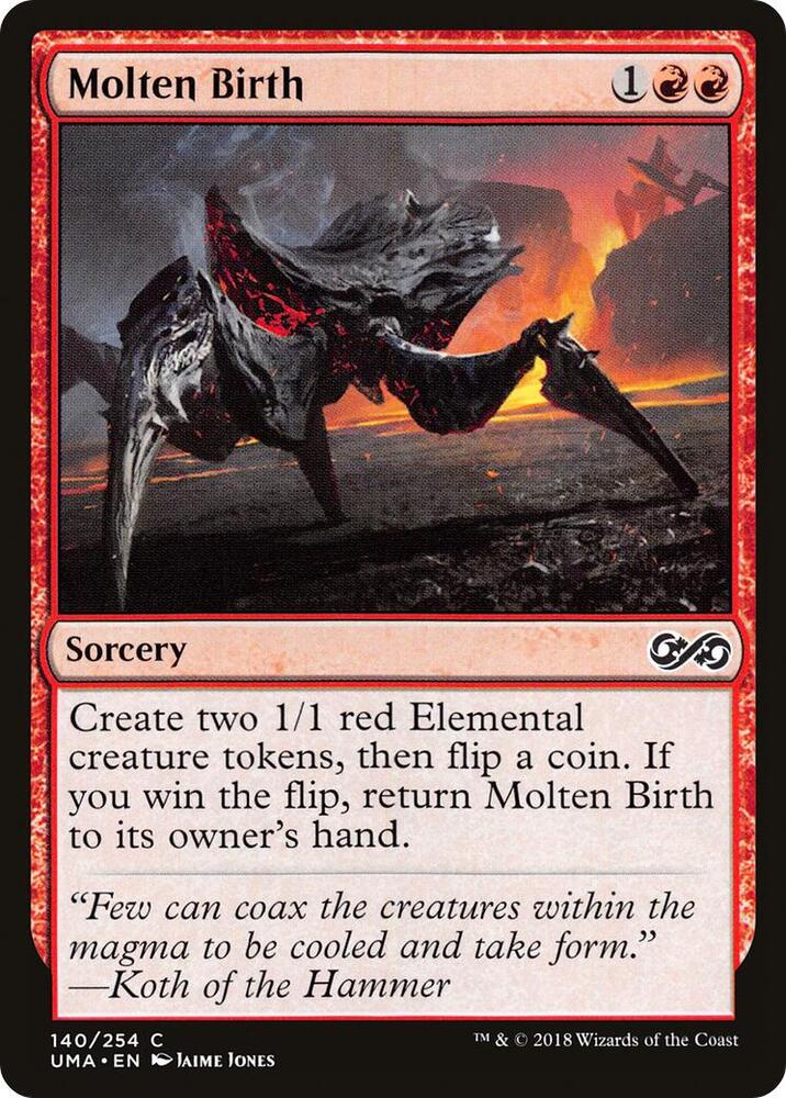Molten Birth 140 card from Ultimate Masters