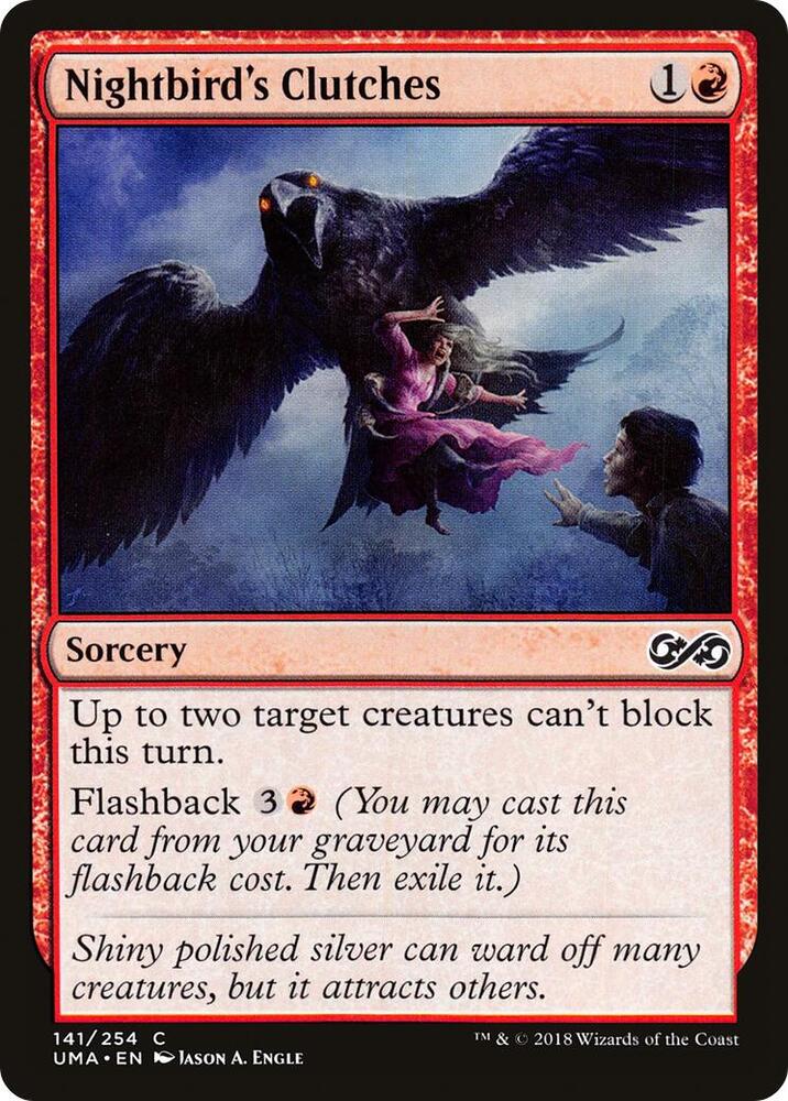 Nightbird's Clutches 141 card from Ultimate Masters