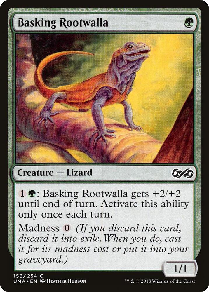 Basking Rootwalla 156 card from Ultimate Masters