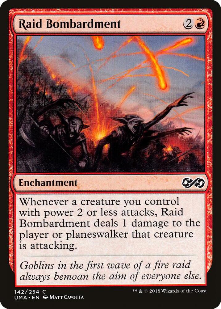 Raid Bombardment 142 card from Ultimate Masters