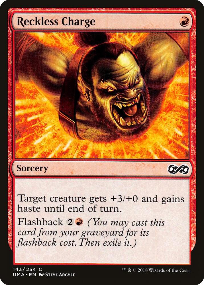 Reckless Charge 143 card from Ultimate Masters