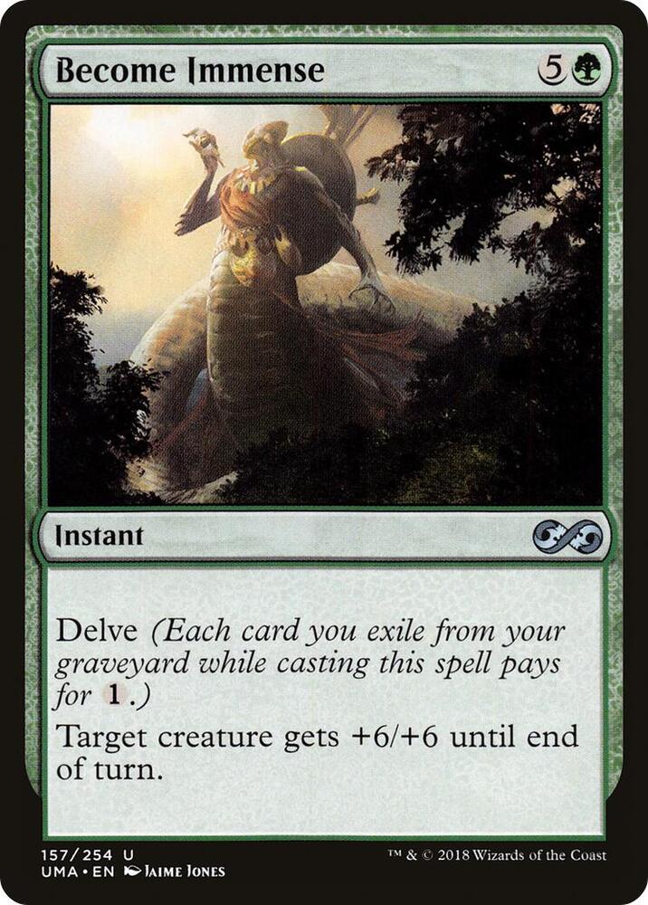 Become Immense 157 card from Ultimate Masters