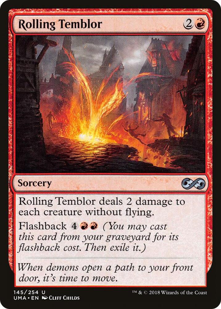 Rolling Temblor 145 card from Ultimate Masters