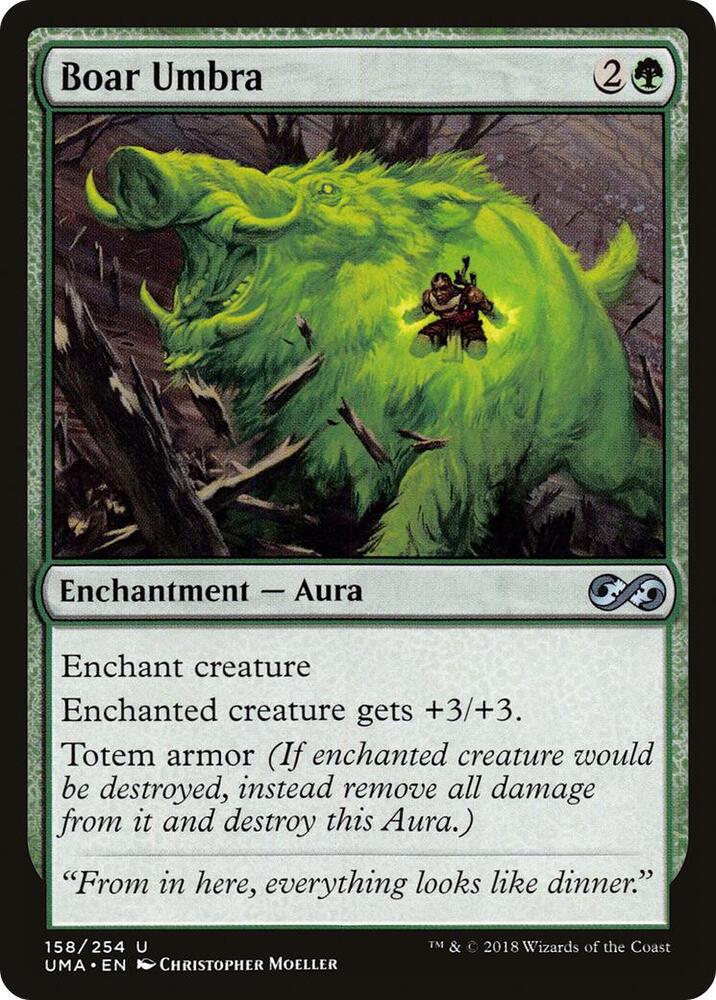 Boar Umbra 158 card from Ultimate Masters