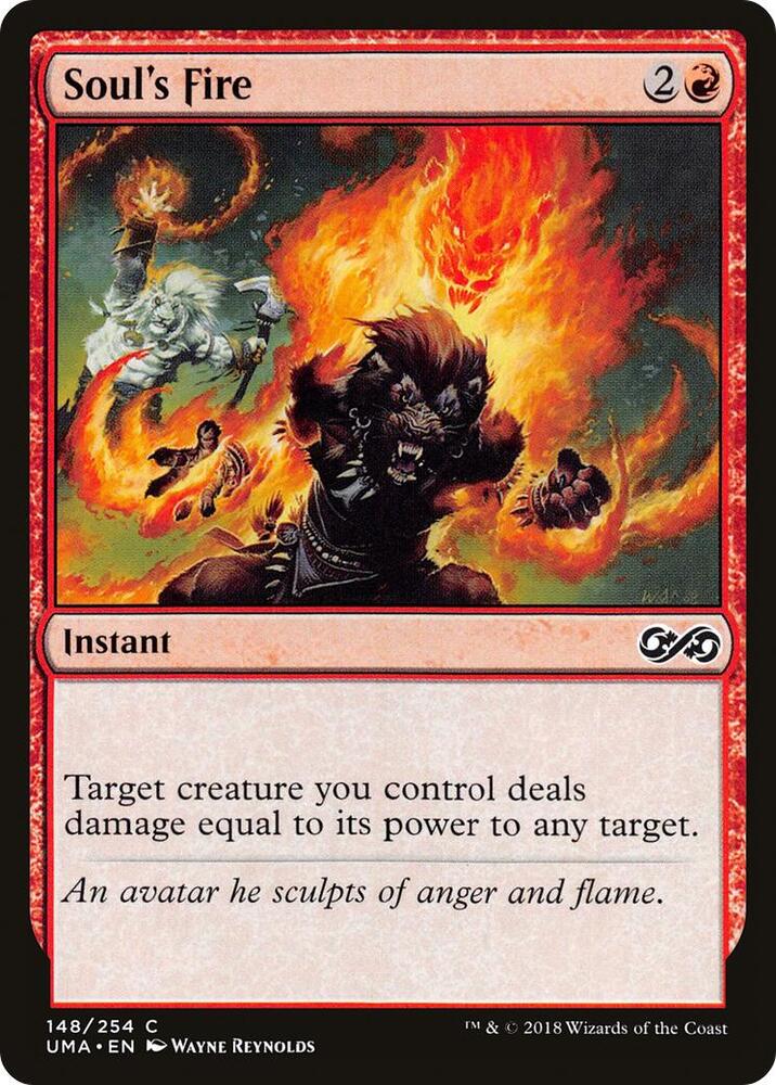 Soul's Fire 148 card from Ultimate Masters