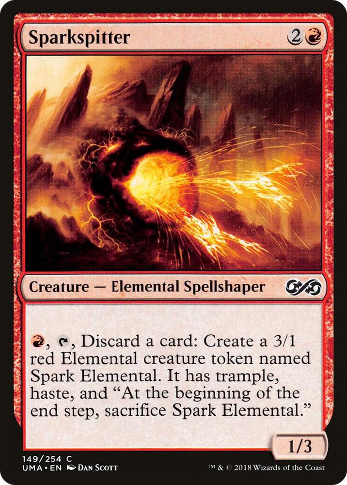 Sparkspitter 149 card from Ultimate Masters