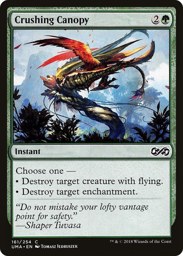 Crushing Canopy 161 card from Ultimate Masters