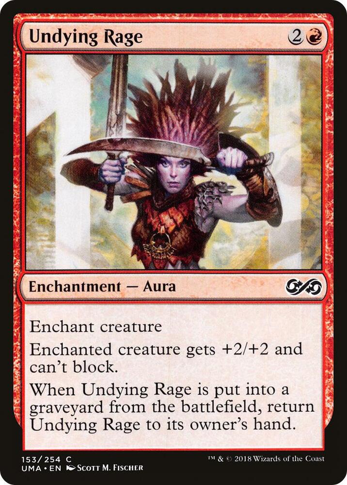 Undying Rage 153 card from Ultimate Masters