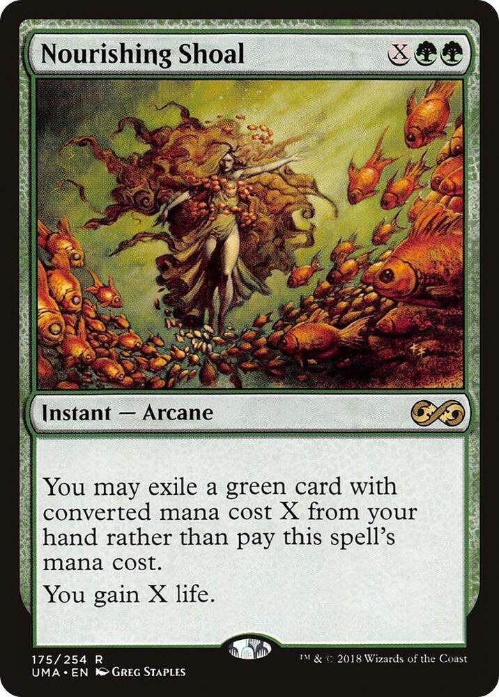 Nourishing Shoal 175 card from Ultimate Masters