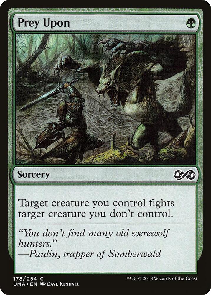 Prey Upon 178 card from Ultimate Masters