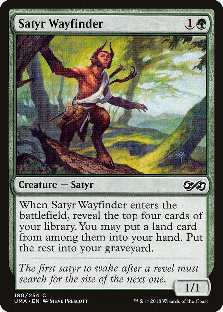 Satyr Wayfinder 180 card from Ultimate Masters