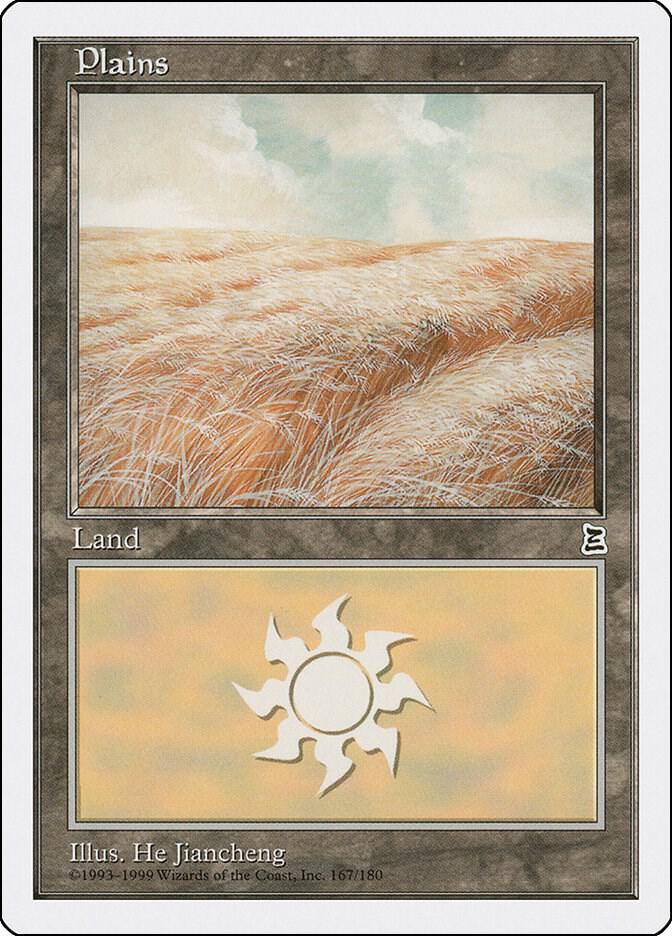 Plains 167 card from Portal Three Kingdoms