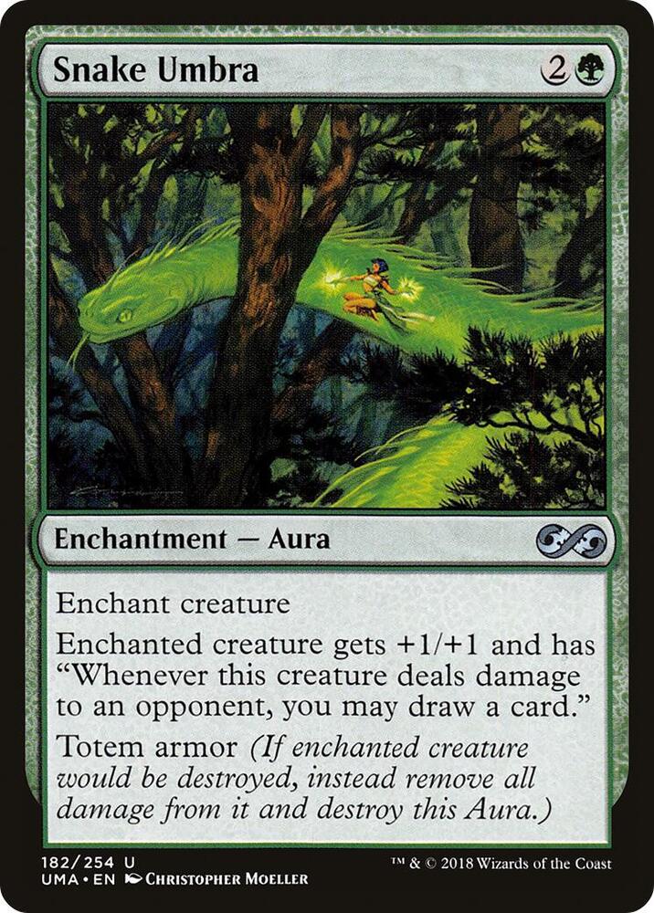Snake Umbra 182 card from Ultimate Masters