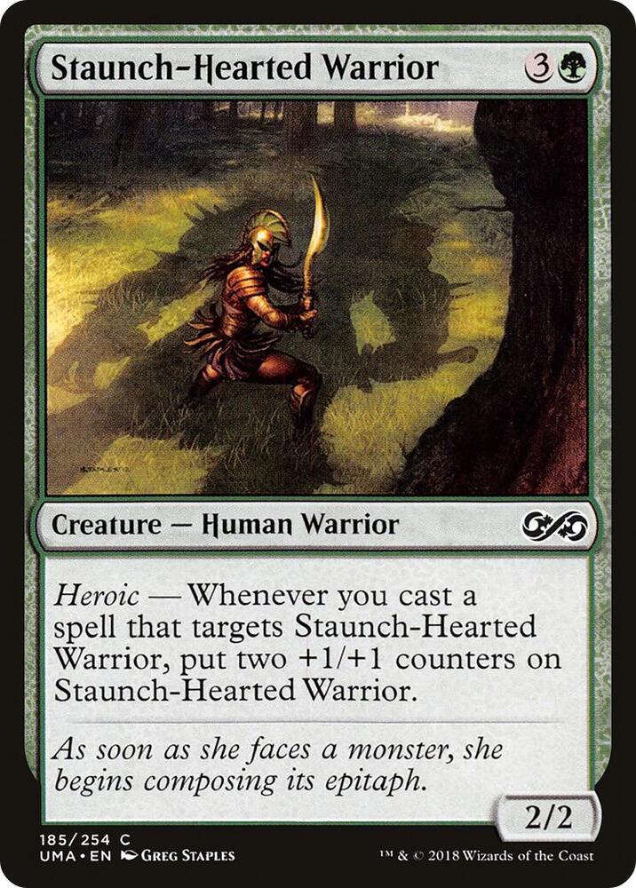Staunch-Hearted Warrior 185 card from Ultimate Masters
