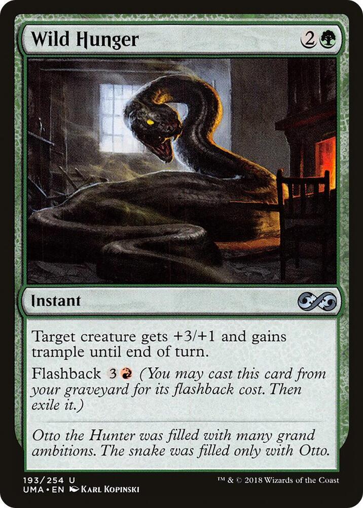 Wild Hunger 193 card from Ultimate Masters
