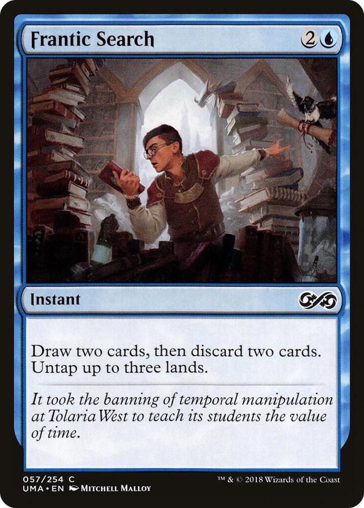 Frantic Search 57 card from Ultimate Masters